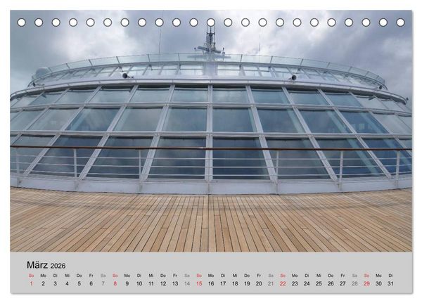 Produktbild: Kreuzfahrt Impressionen (Tischkalender 2026 DIN A5 quer), CALVENDO Monatskalender
