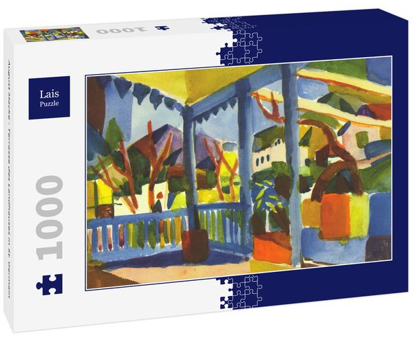 Produktbild: Lais Puzzle August Macke - Terrasse des Landhauses in St. Germain 1000 Teile