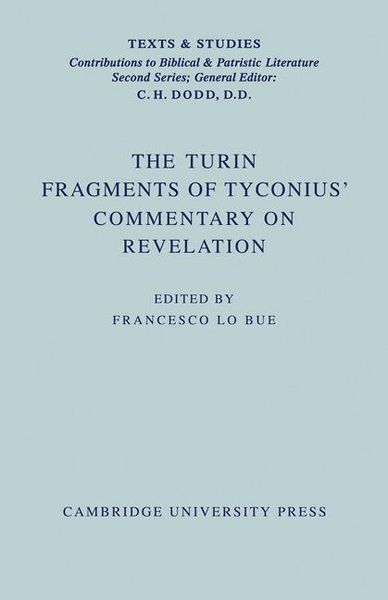 Produktbild: The Turin Fragments of Tyconius' Commentary on Revelation