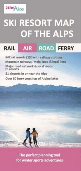 Produktbild: Ski Resort Map of the Alps