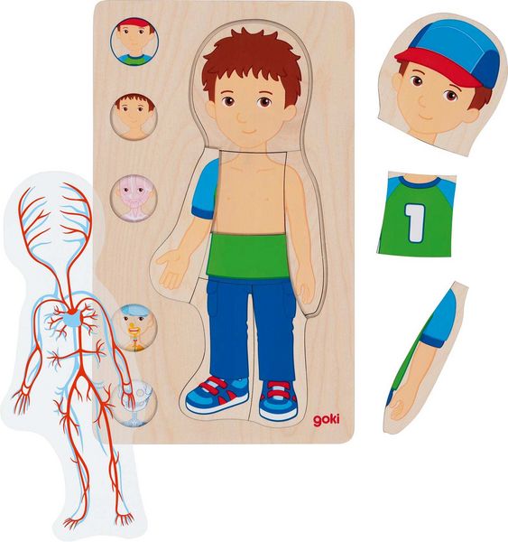 Produktbild: Schichtenpuzzle Junge