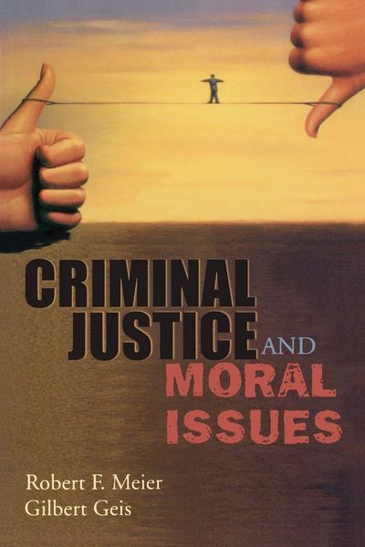 Produktbild: Criminal Justice and Moral Issues