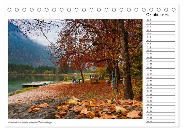 Produktbild: Rund um den Hintersee und Zauberwald (Tischkalender 2026 DIN A5 quer), CALVENDO Monatskalender