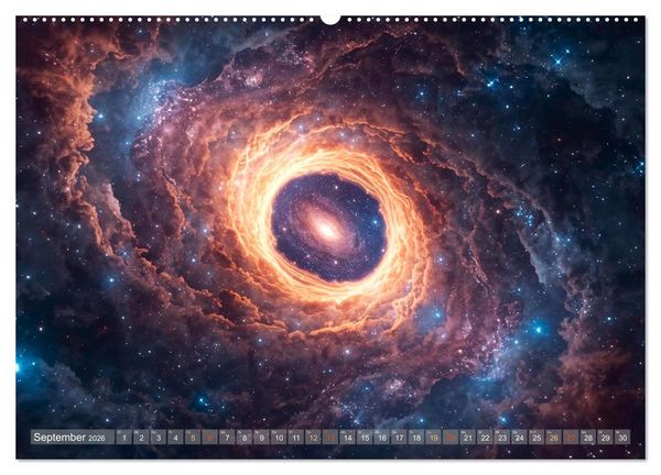 Produktbild: Fantastische Sternenwelten (hochwertiger Premium Wandkalender 2026 DIN A2 quer), Kunstdruck in Hochglanz