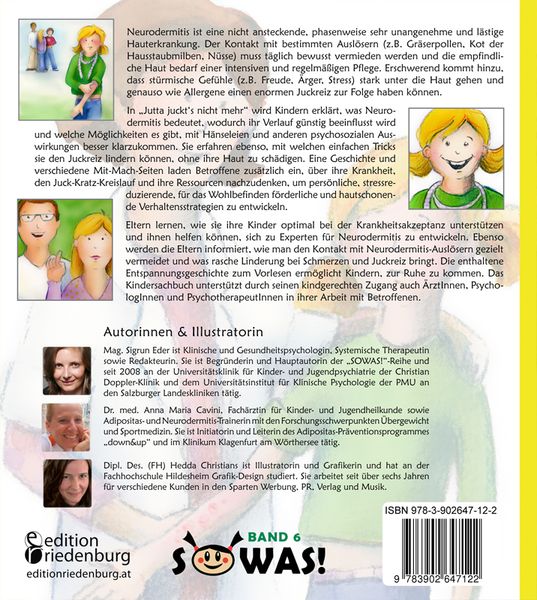 Produktbild: Jutta juckt's nicht mehr - Hilfe bei Neurodermitis - ein Sachbuch f&uuml;r Kinder und Erwachsene