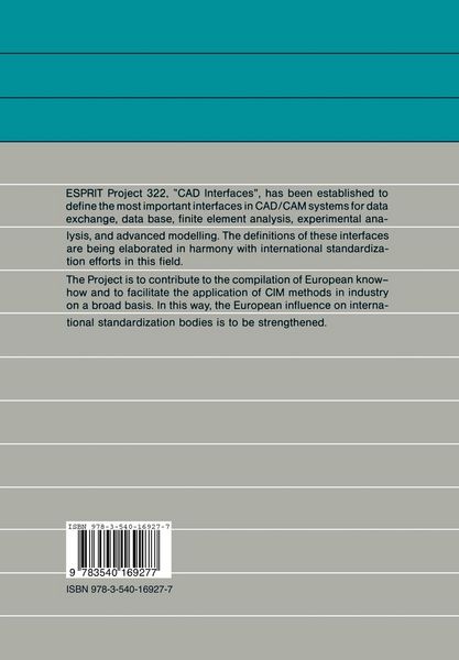 Produktbild: Specification of a CAD*I Neutral File for Solids