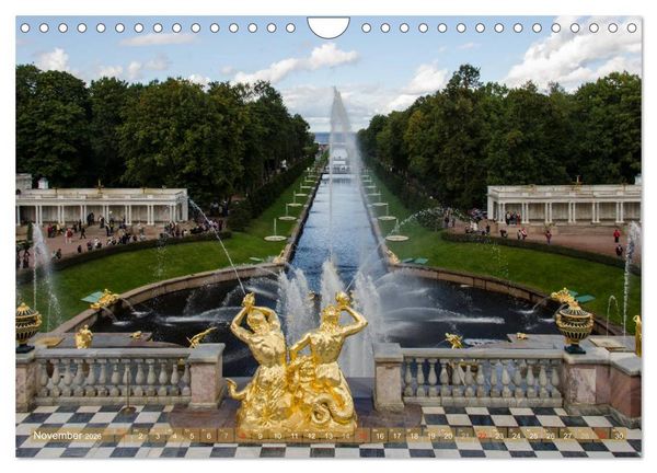 Produktbild: St. Petersburg - Alles Gold was gl&auml;nzt (Wandkalender 2026 DIN A4 quer), CALVENDO Monatskalender