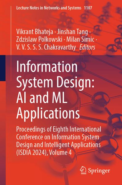 Produktbild: Information System Design: AI and ML Applications