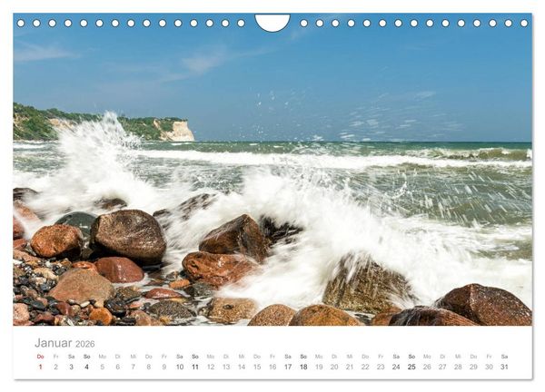 Produktbild: R&uuml;gen ein Sommertraum (Wandkalender 2026 DIN A4 quer), CALVENDO Monatskalender