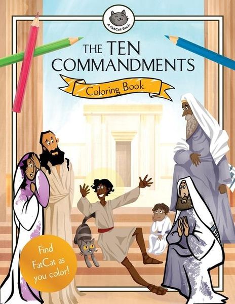 Produktbild: The Ten Commandments Coloring Book