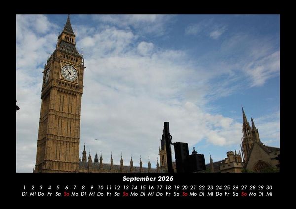 Produktbild: London 2026 Fotokalender DIN A3