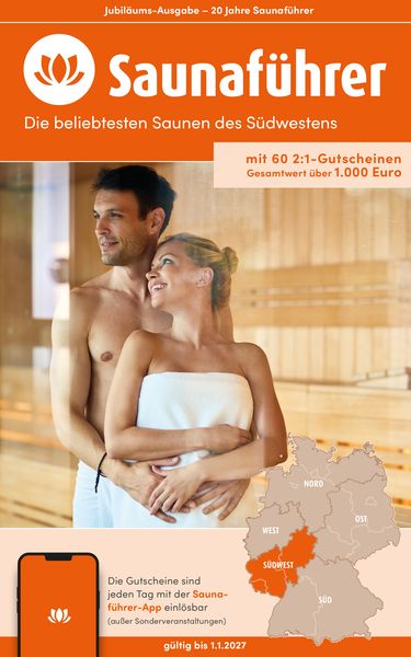 Südwesten Saunaführer - Die 60 beliebtesten Saunen für den Südwesten, Paperback von Thomas Wiege, Druck- und Verlagshaus Wiege GmbH - Verlag Edition