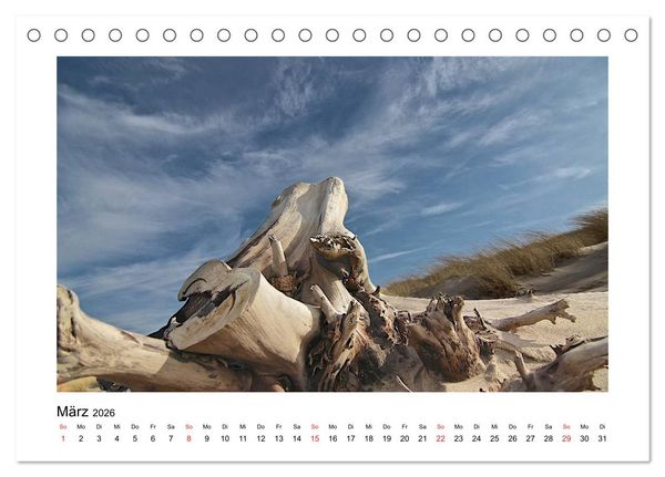 Produktbild: Sylt - Tage am Meer (Tischkalender 2026 DIN A5 quer), CALVENDO Monatskalender