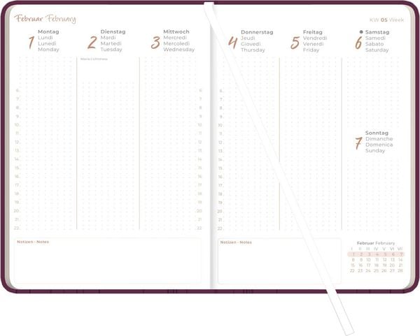 Produktbild: Lady Journal Grande Deluxe Purple 2027