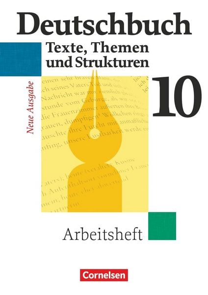 Deutschbuch Gymnasium - 2009 - 10. Klasse - Arbeitsheft mit Lösungen, Taschenbuch von Cordula Grunow,Angela Mielke,Jan Diehm,Andrea Wagener,Vera