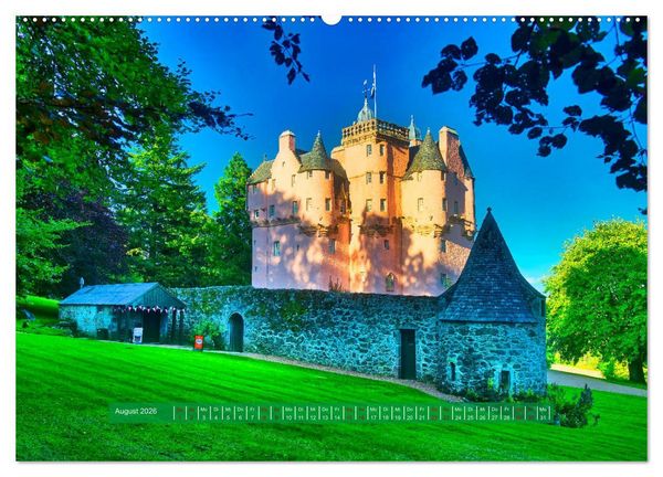 Produktbild: Schottlands Burgen und Schl&ouml;sser (Wandkalender 2026 DIN A2 quer), CALVENDO Monatskalender