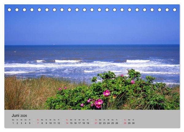 Produktbild: Ostfriesland an der Nordseek&uuml;ste (Tischkalender 2026 DIN A5 quer), CALVENDO Monatskalender