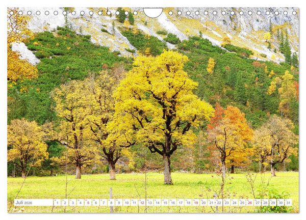 Produktbild: Indian Summer in der Eng - Das Naturdenkmal Gro&szlig;er Ahornboden (Wandkalender 2026 DIN A4 quer), CALVENDO Monatskalender