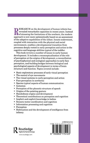 Produktbild: The Development Of Sensory, Motor And Cognitive Capacities In Early Infancy