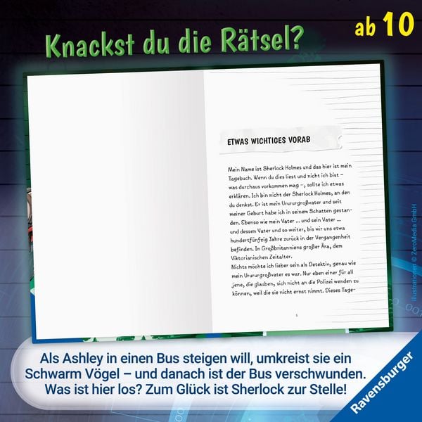 Produktbild: Sherlock & You, Band 3 - Das R&auml;tsel um den verschollenen Bus