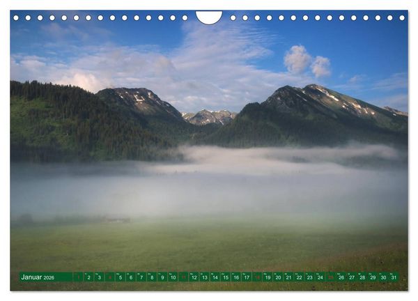 Produktbild: Tannheim und das Tal (Wandkalender 2026 DIN A4 quer), CALVENDO Monatskalender