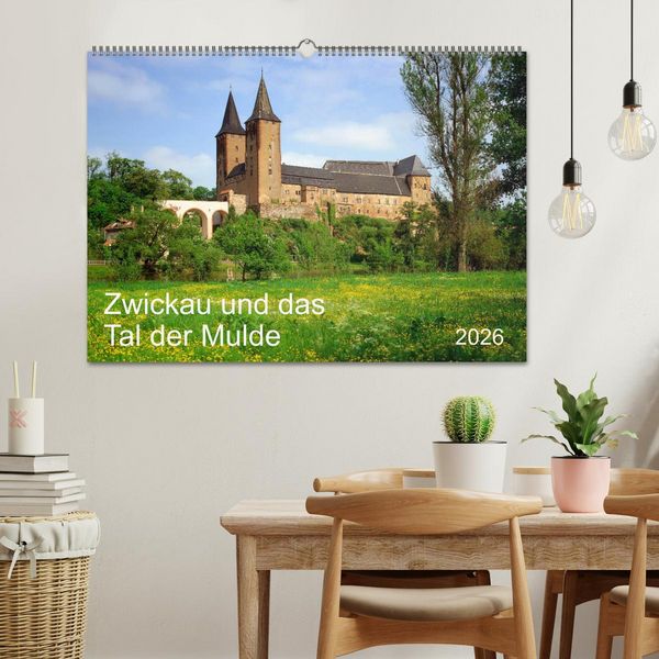 Produktbild: Zwickau und das Tal der Mulde (Wandkalender 2026 DIN A2 quer), CALVENDO Monatskalender