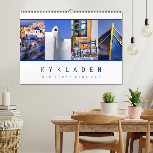 Produktbild: KYKLADEN Dem Licht ganz nah (Wandkalender 2026 DIN A2 quer), CALVENDO Monatskalender