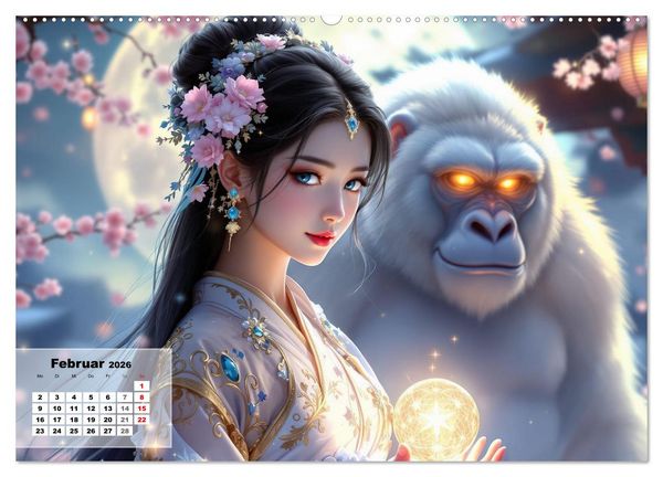 Produktbild: Wilde Seelen (Wandkalender 2026 DIN A2 quer), CALVENDO Monatskalender