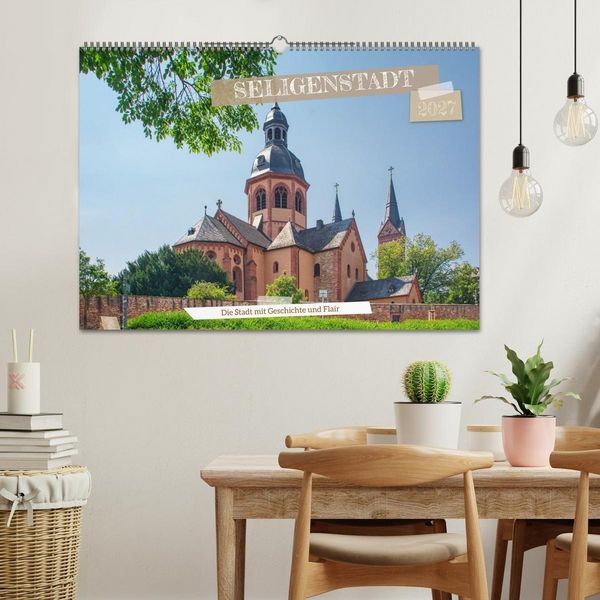 Produktbild: Seligenstadt - Die Stadt mit Geschichte und Flair (Wandkalender 2027 DIN A2 quer), CALVENDO Monatskalender