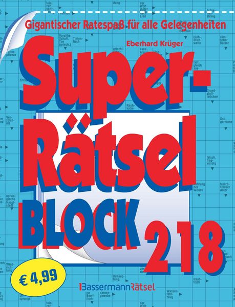 Produktbild: Superr&auml;tselblock 218