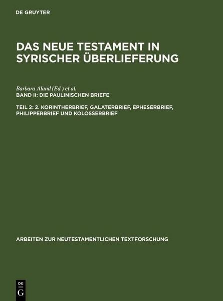 Produktbild: 2. Korintherbrief, Galaterbrief, Epheserbrief, Philipperbrief und Kolosserbrief