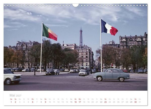 Produktbild: Paris - Historische Ansichten (Wandkalender 2027 DIN A3 quer), CALVENDO Monatskalender