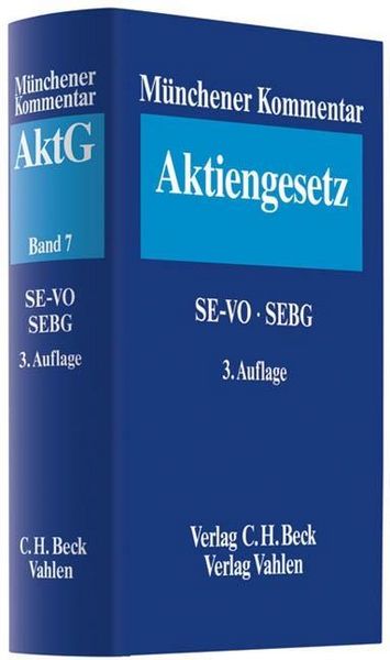Produktbild: M&uuml;nchener Komm. zum Aktiengesetz 7
