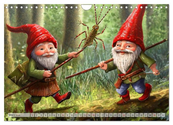 Produktbild: Wichtelwelten - Ein Jahr im Verborgenen (Wandkalender 2026 DIN A4 quer), CALVENDO Monatskalender
