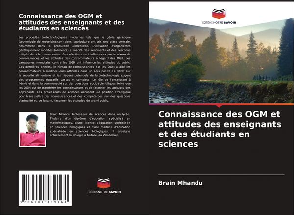 Produktbild: Connaissance des OGM et attitudes des enseignants et des &eacute;tudiants en sciences