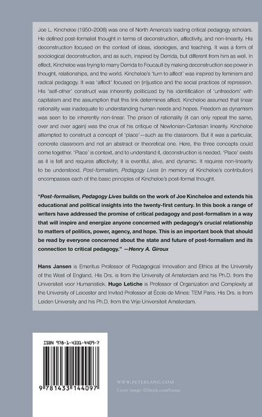 Produktbild: Post-formalism, Pedagogy Lives
