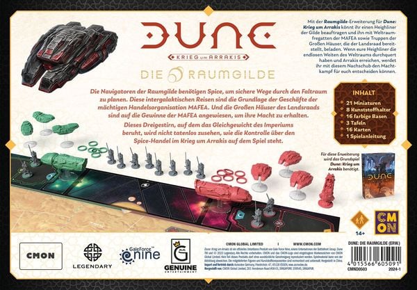 Produktbild: Dune Krieg um Arrakis - Die Raumgilde DE
