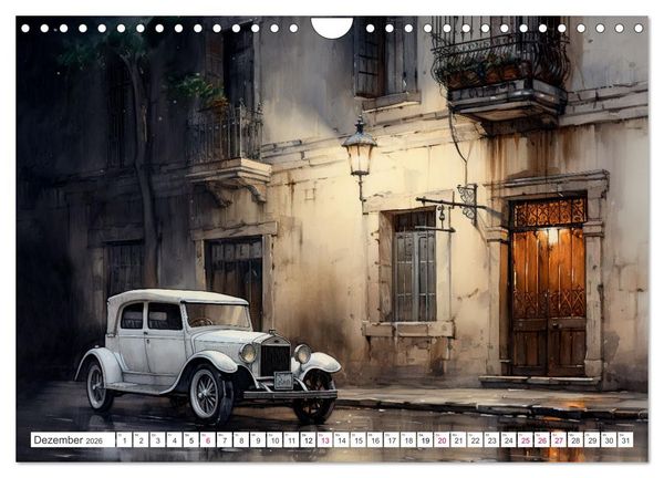 Produktbild: Oldtimer - Vergangenheit neu entdeckt (Wandkalender 2026 DIN A4 quer), CALVENDO Monatskalender