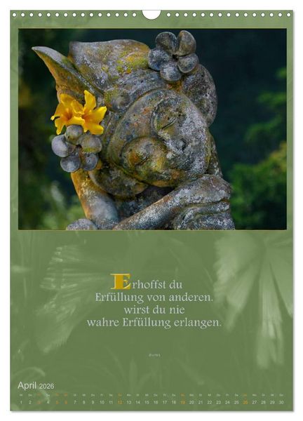 Produktbild: G&ouml;tter, D&auml;monen und Weisheiten aus Fernost (Wandkalender 2026 DIN A3 hoch), CALVENDO Monatskalender