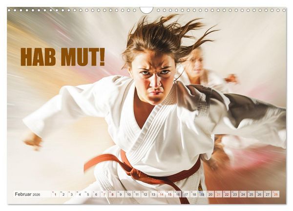 Produktbild: Judo und Motivation (Wandkalender 2026 DIN A3 quer), CALVENDO Monatskalender