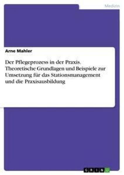 Der Pflegeprozess in der Praxis. Theoretische Grundlagen und Beispiele zur Umsetzung für das Stationsmanagement und die Praxisausbildung, Taschenbuch