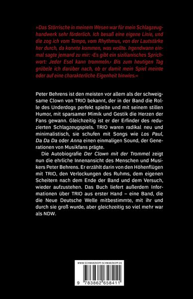Produktbild: Peter Behrens: Der Clown mit der Trommel
