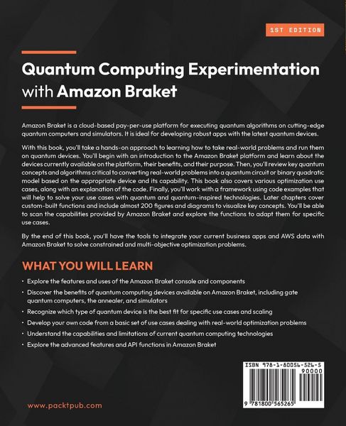 Produktbild: Quantum Computing Experimentation with Amazon Braket