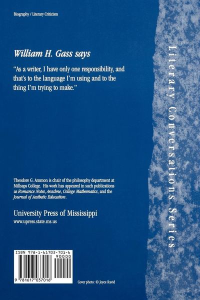 Produktbild: Conversations with William H. Gass