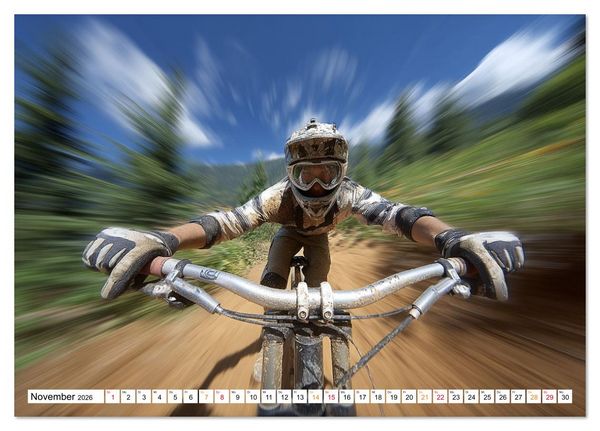 Produktbild: Radsport &ndash; Vom Training zum Triumph (Tischkalender 2026 DIN A5 quer), CALVENDO Monatskalender