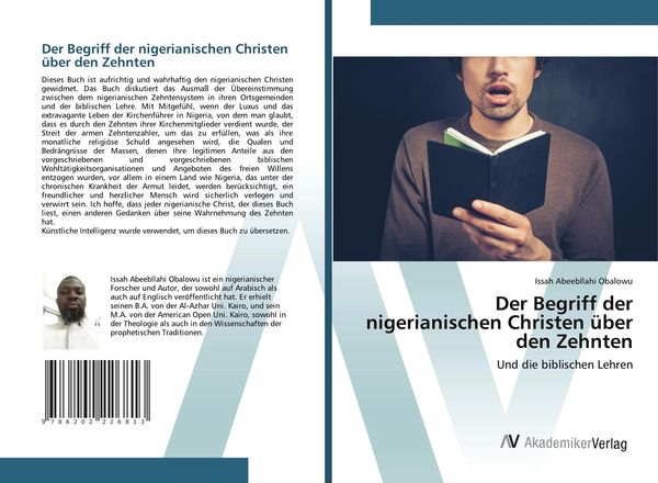 Produktbild: Der Begriff der nigerianischen Christen &uuml;ber den Zehnten