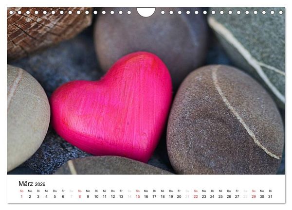 Produktbild: Mein Herz schl&auml;gt pink (Wandkalender 2026 DIN A4 quer), CALVENDO Monatskalender