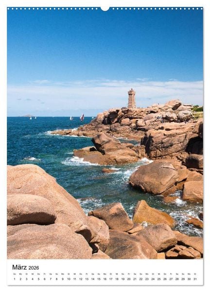Produktbild: Du sch&ouml;ne Bretagne (Wandkalender 2026 DIN A2 hoch), CALVENDO Monatskalender