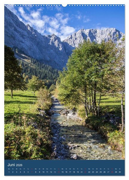 Produktbild: Karwendel - Hinterriss-Eng (Wandkalender 2026 DIN A2 hoch), CALVENDO Monatskalender
