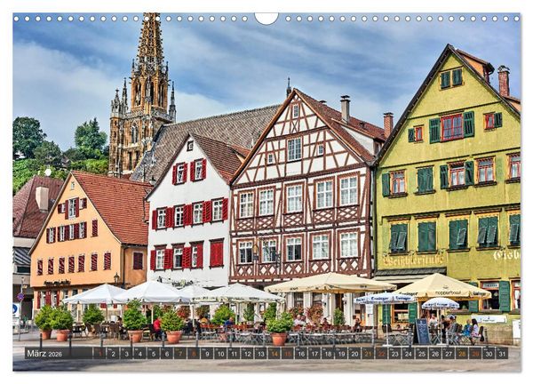 Produktbild: Esslingen am Neckar. Ein- und Ausblicke von Andreas Voigt (Wandkalender 2026 DIN A3 quer), CALVENDO Monatskalender